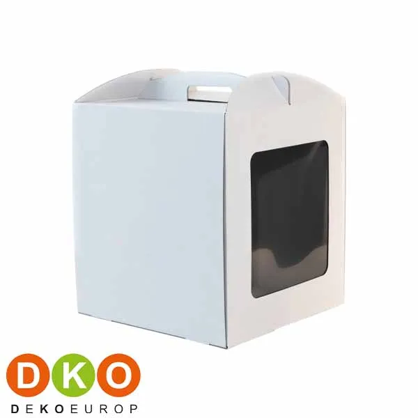 CAJA PARA TARTAS 33X33X15 CM 5 UNDS