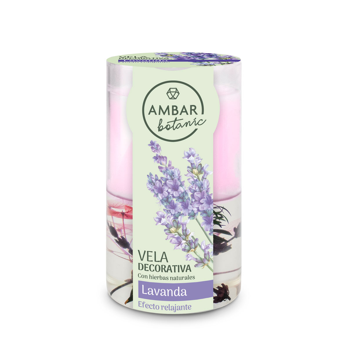 Vela Lavanda 130 gr Ambar Botanic