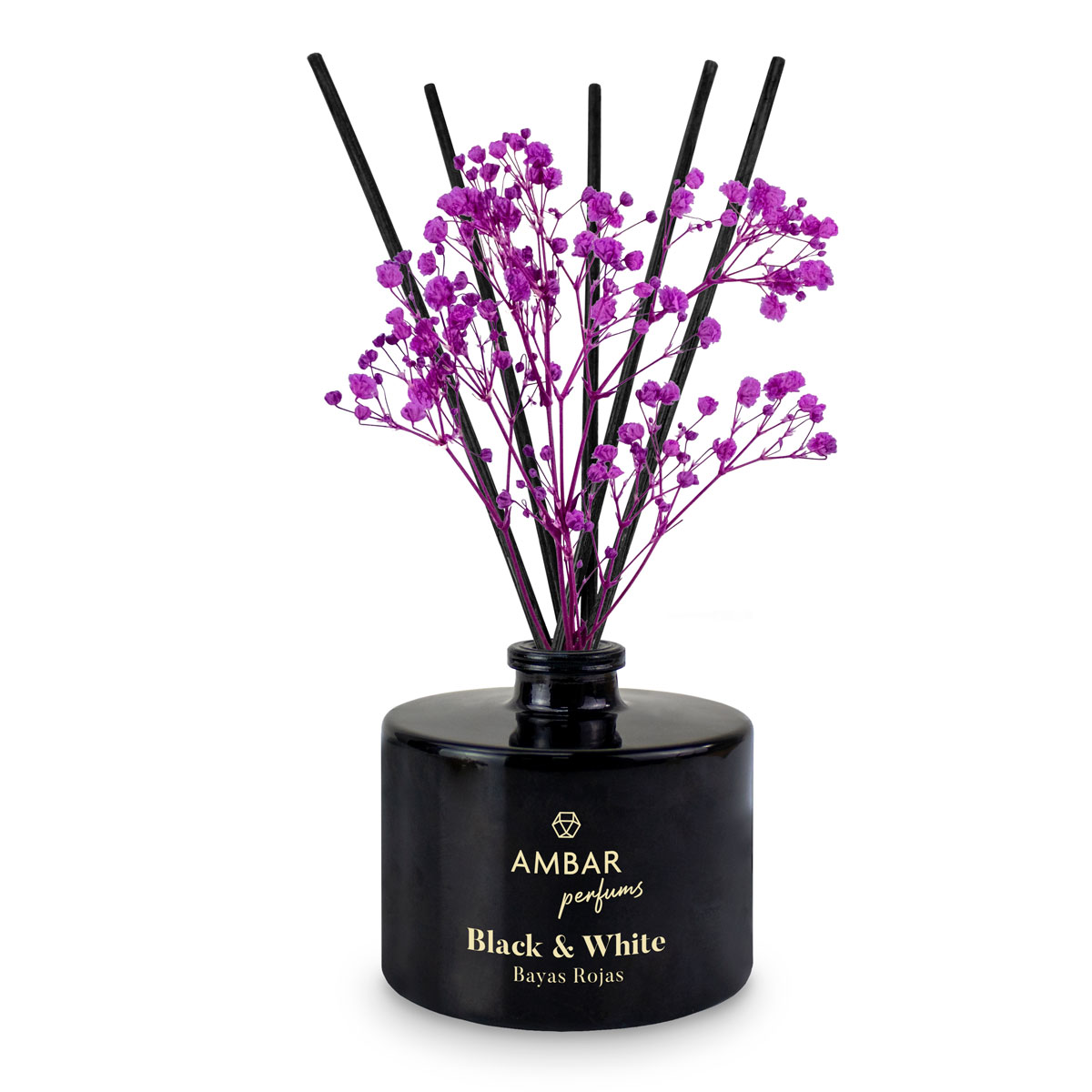 Ambientador Mikado Bayas Rojas Black & White 40 ml