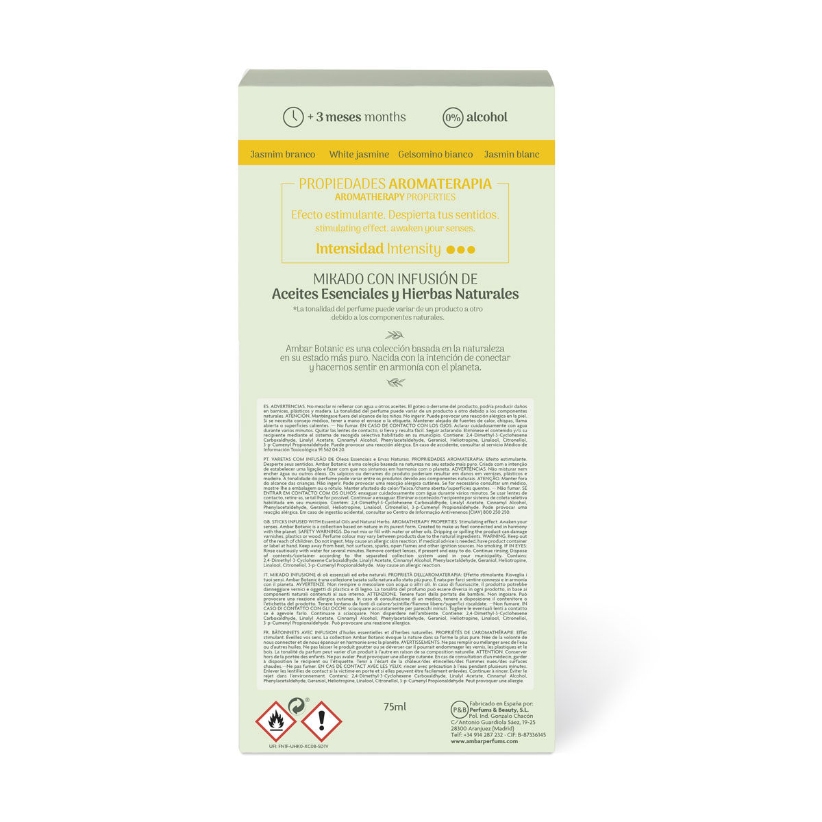 Mikado Infusión Jazmín Blanco