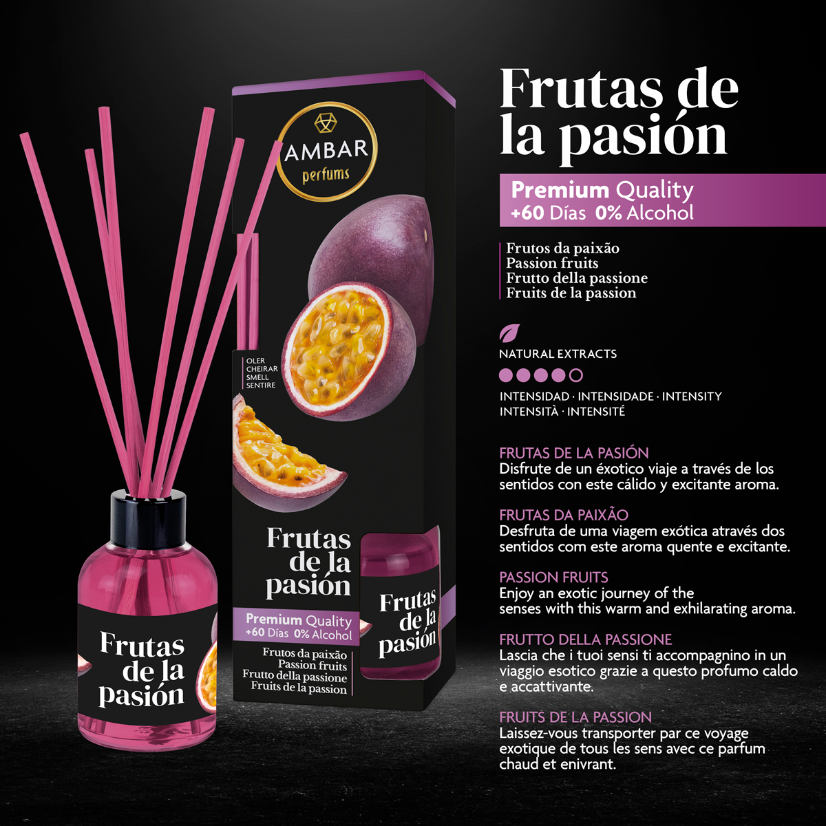 Ambientador Mikado 45 ml Frutas de la Pasión