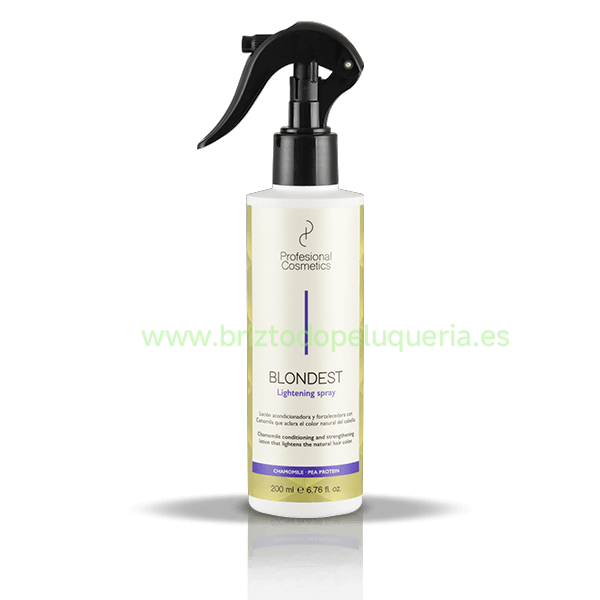 LOCIÓN PARA EL CUIDADO DEL CABELLO RUBIO BLONDEST LIGHTENING SPRAY DE PROFESIONAL COSMETICS