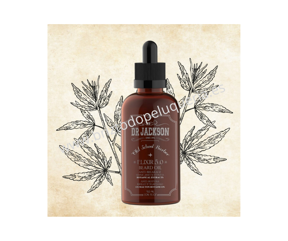 ACEITE DE BARBA de cáñamo ELIXIR 5.0 BEARD OIL DR JACKSON