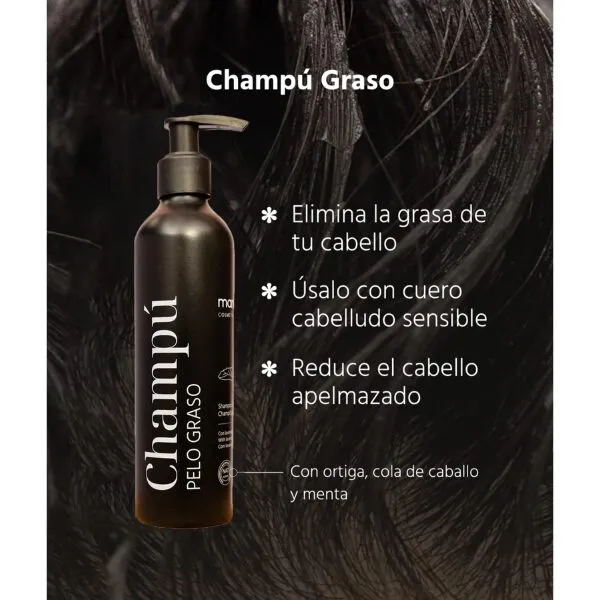 Champú para pelo graso