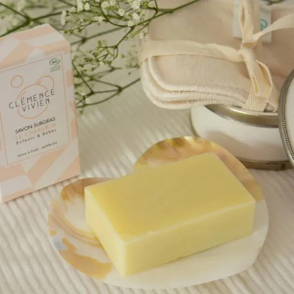Jabón natural para bebés y niños
